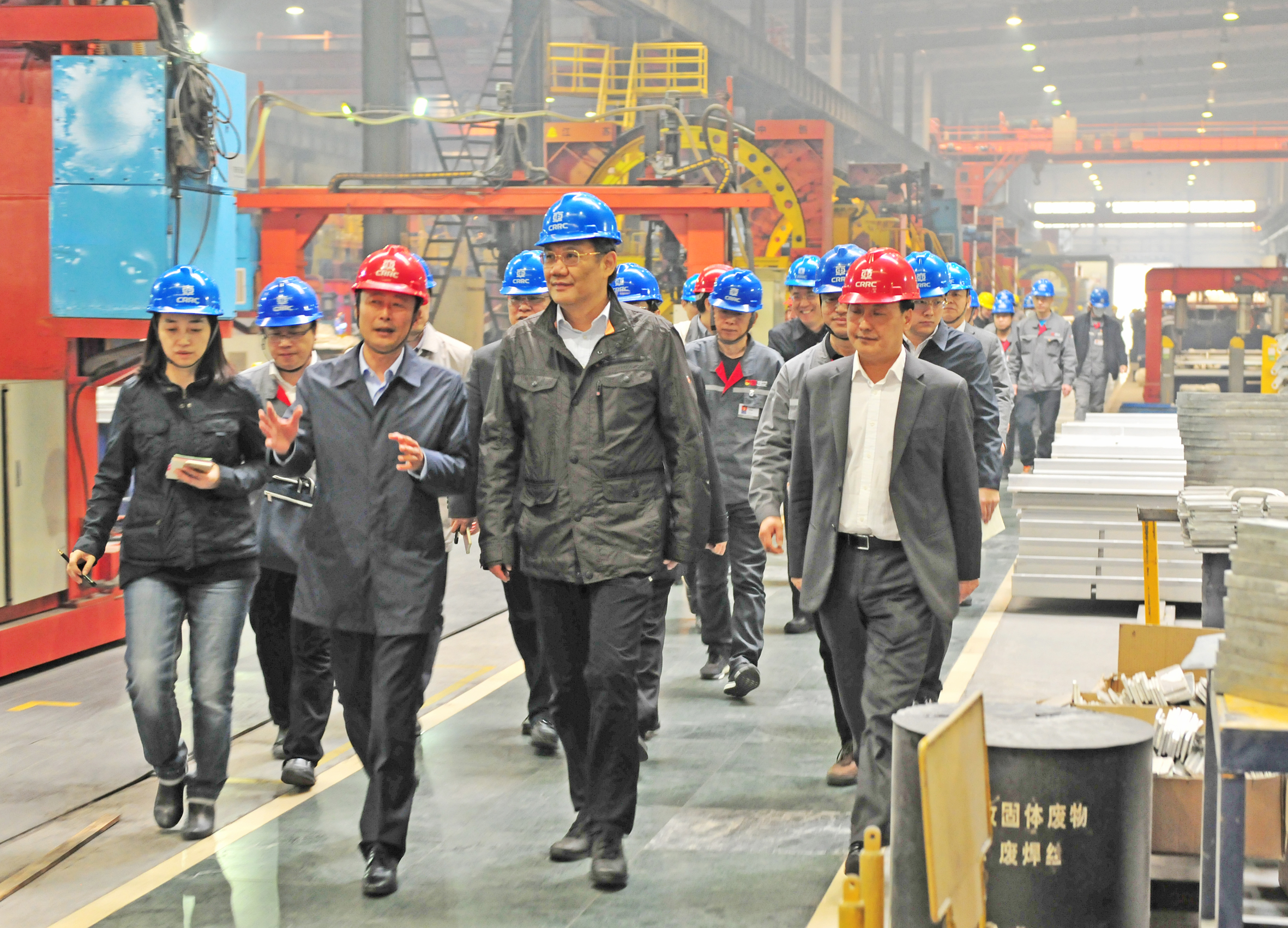 2018年4月20日，黑龍江省委副書記、代省長王文濤到齊車公司調研。