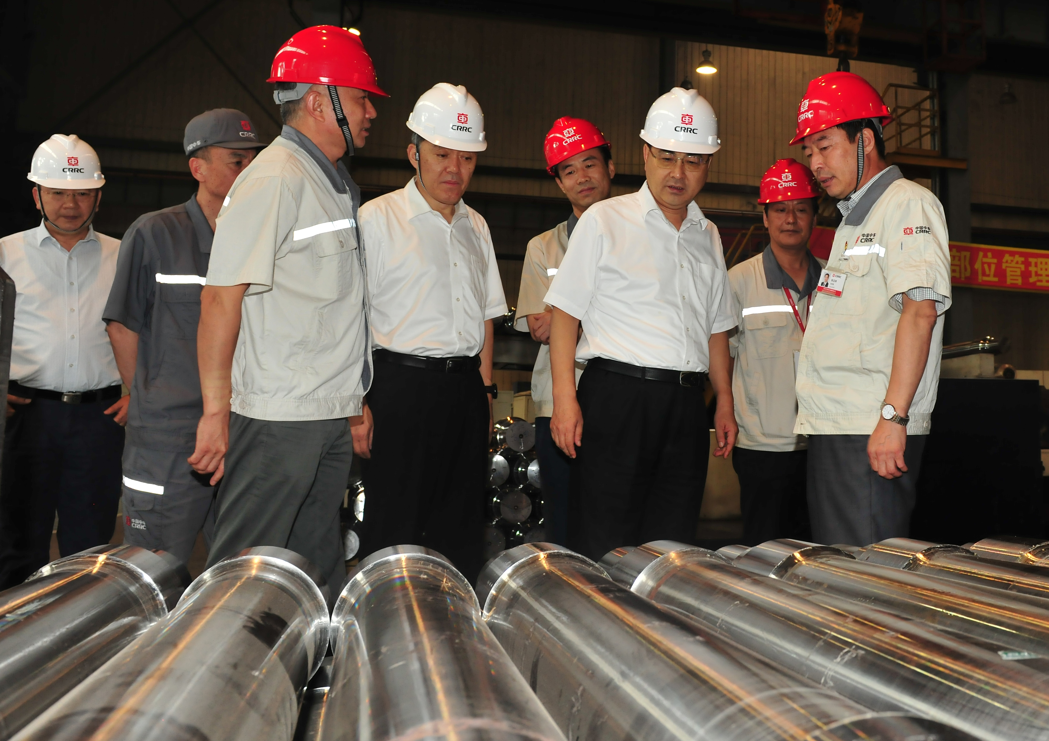 2018年8月7日，中車集團總經理孫永才，中車股份公司總工程師張新寧到齊車公司調研。