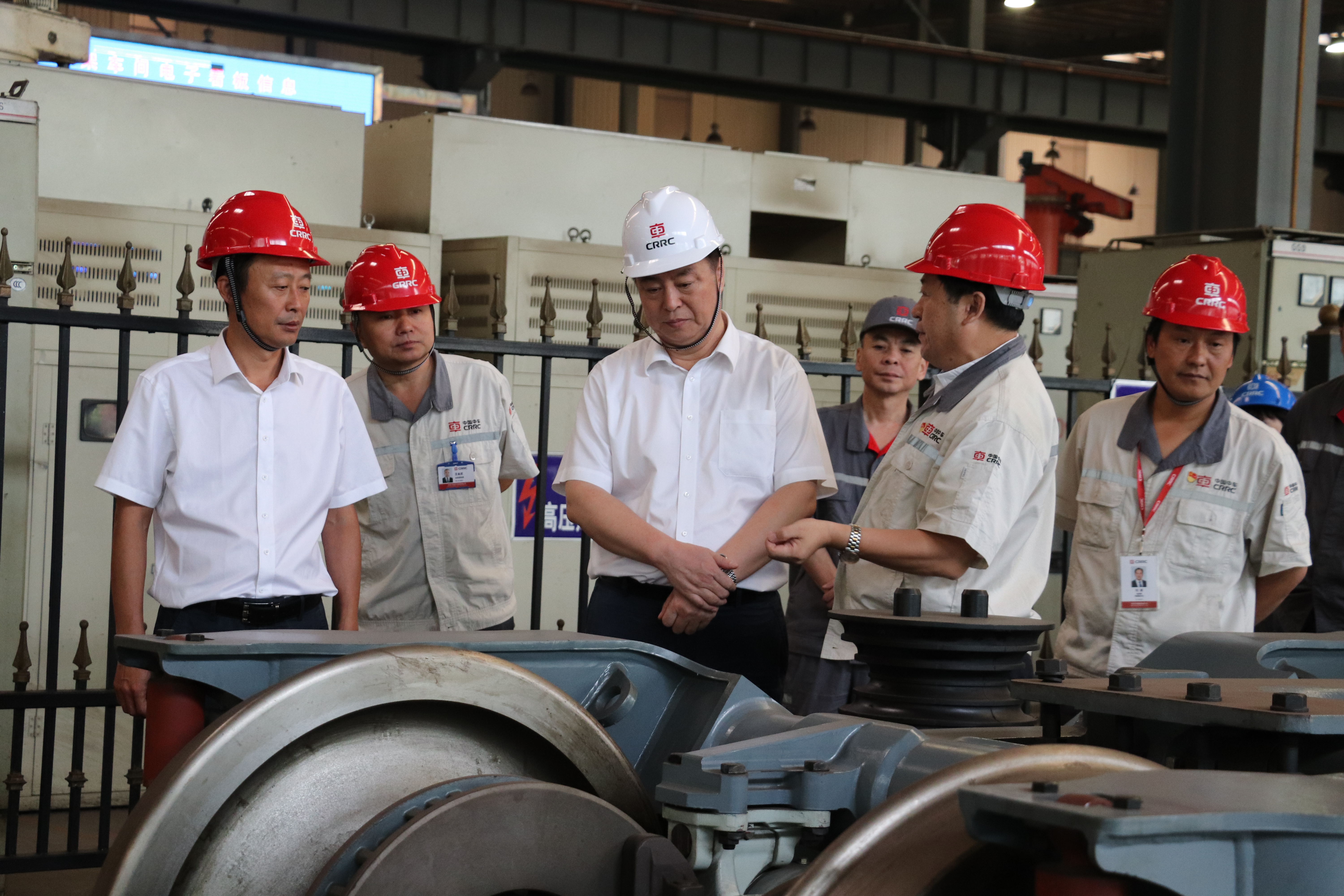 2018年8月17日，中車集團黨委書記、董事長劉化龍到齊車公司調研。