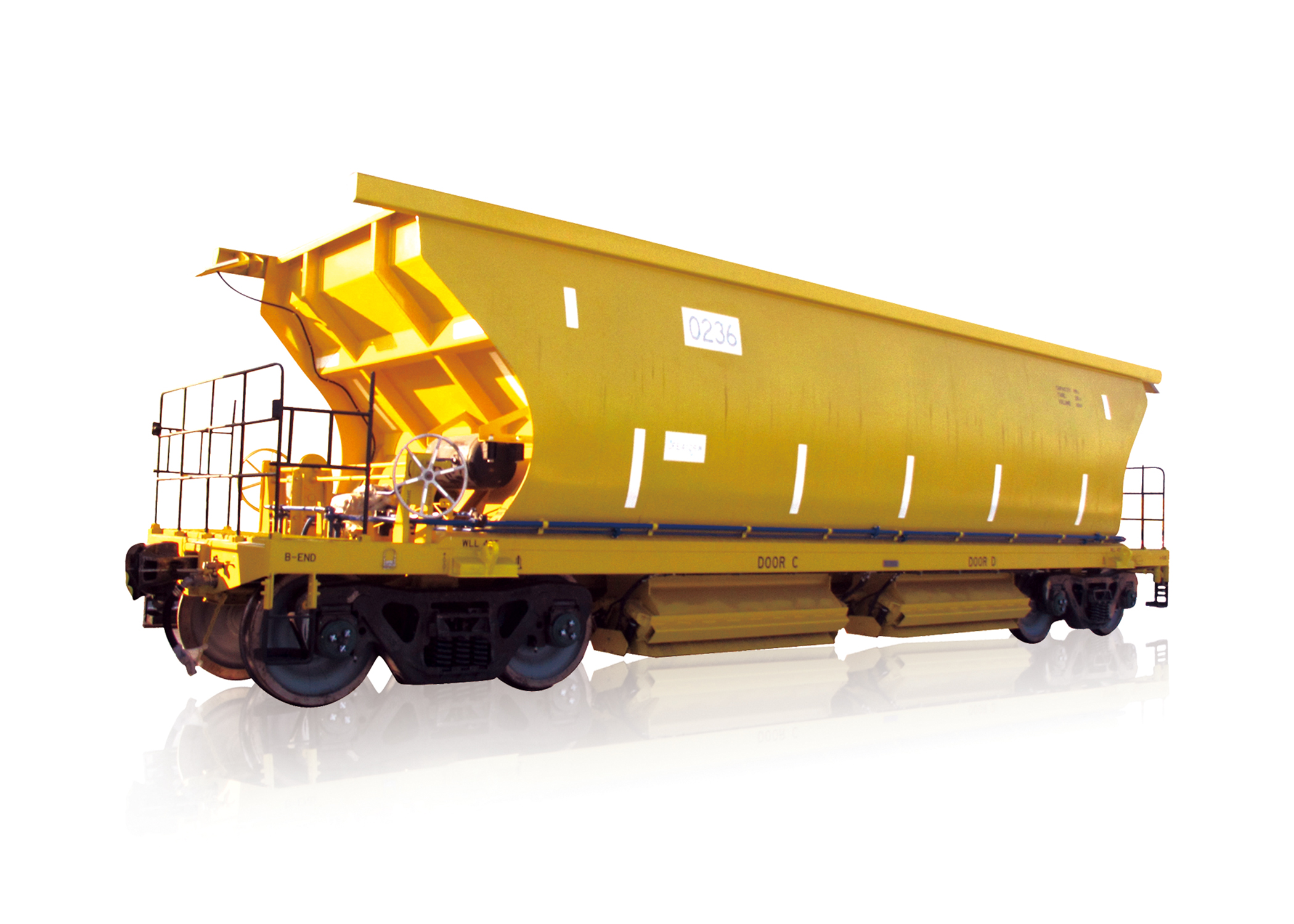 出口BHP公司石砟漏鬥車