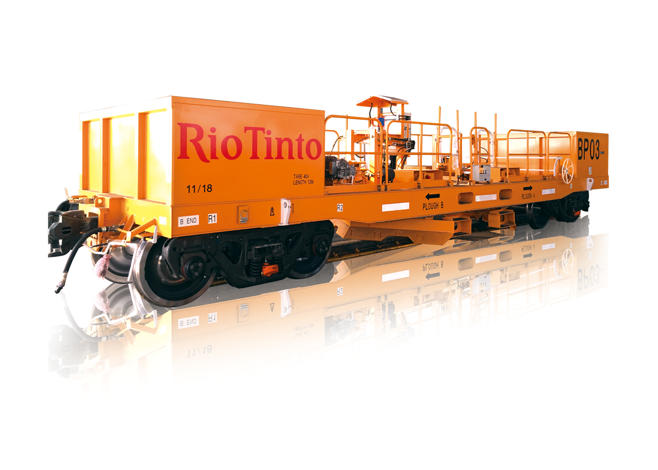 出口澳大利亞力拓公司平砟車