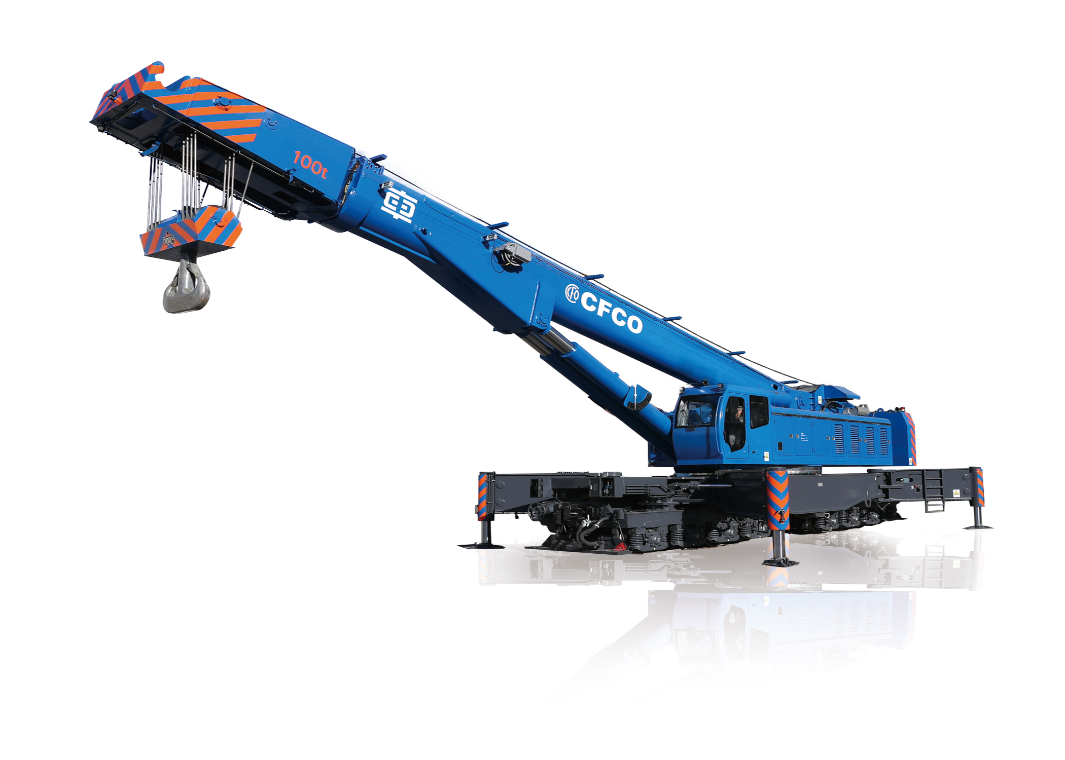 剛果NZS1001型100t米軌伸縮臂式鐵路起重機