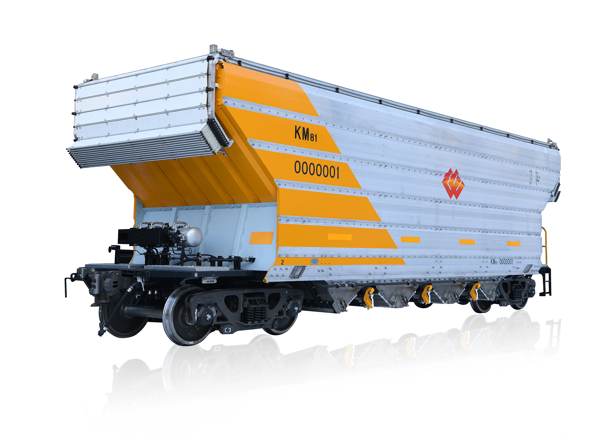 KM81型鋁合金煤炭漏鬥車