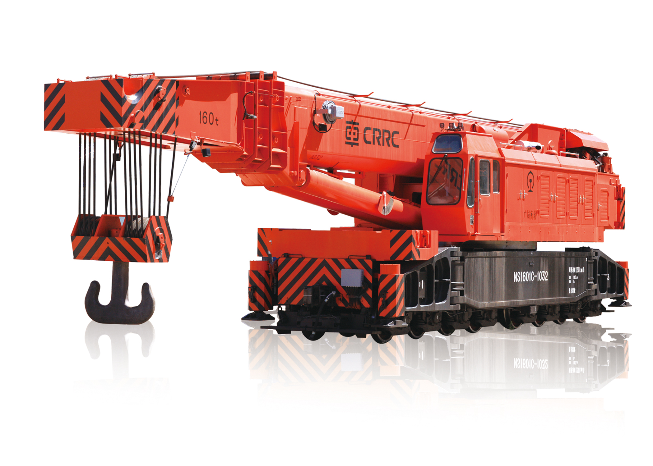 160噸伸縮臂式鐵路起重機