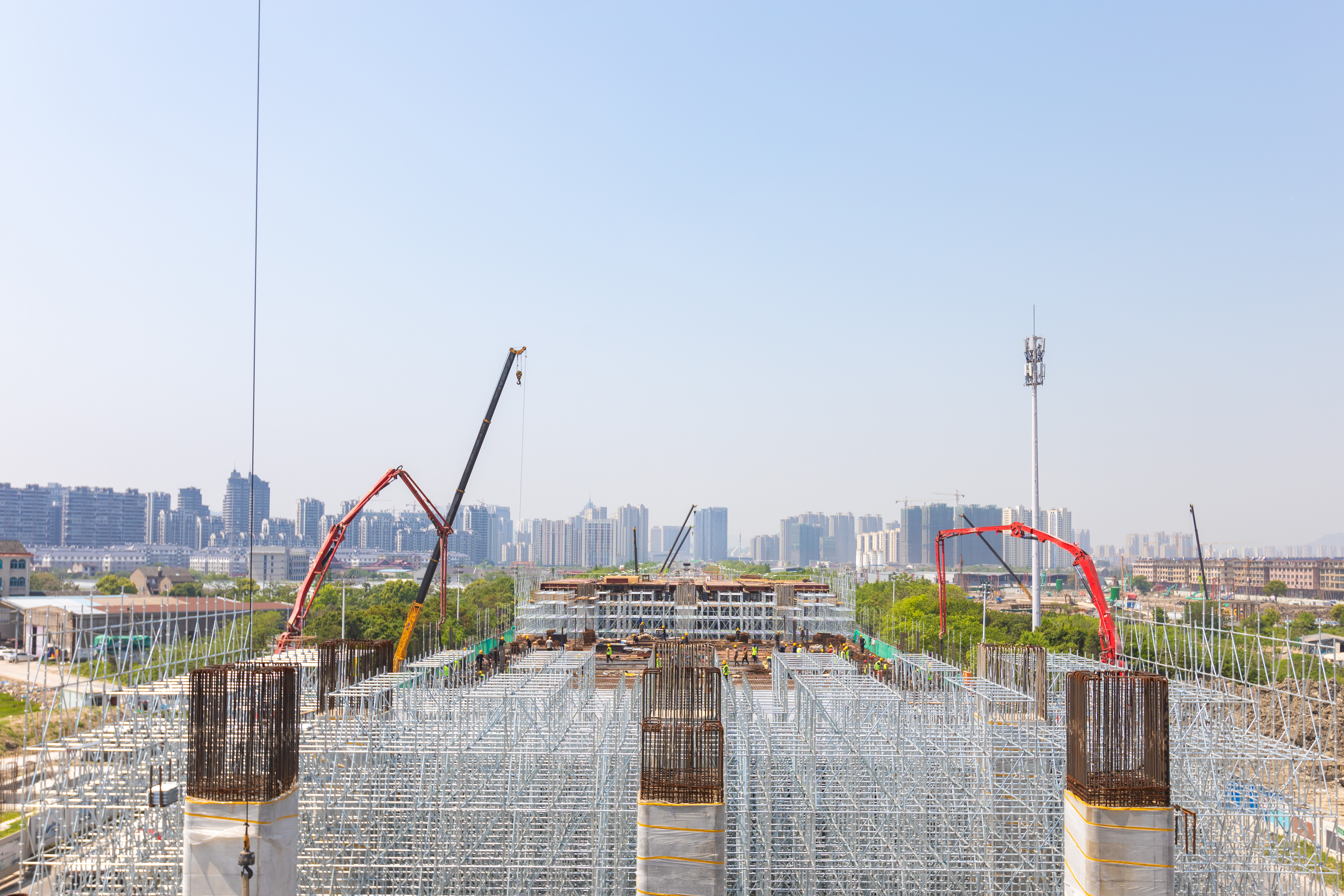 台州項目建設中的洪家站