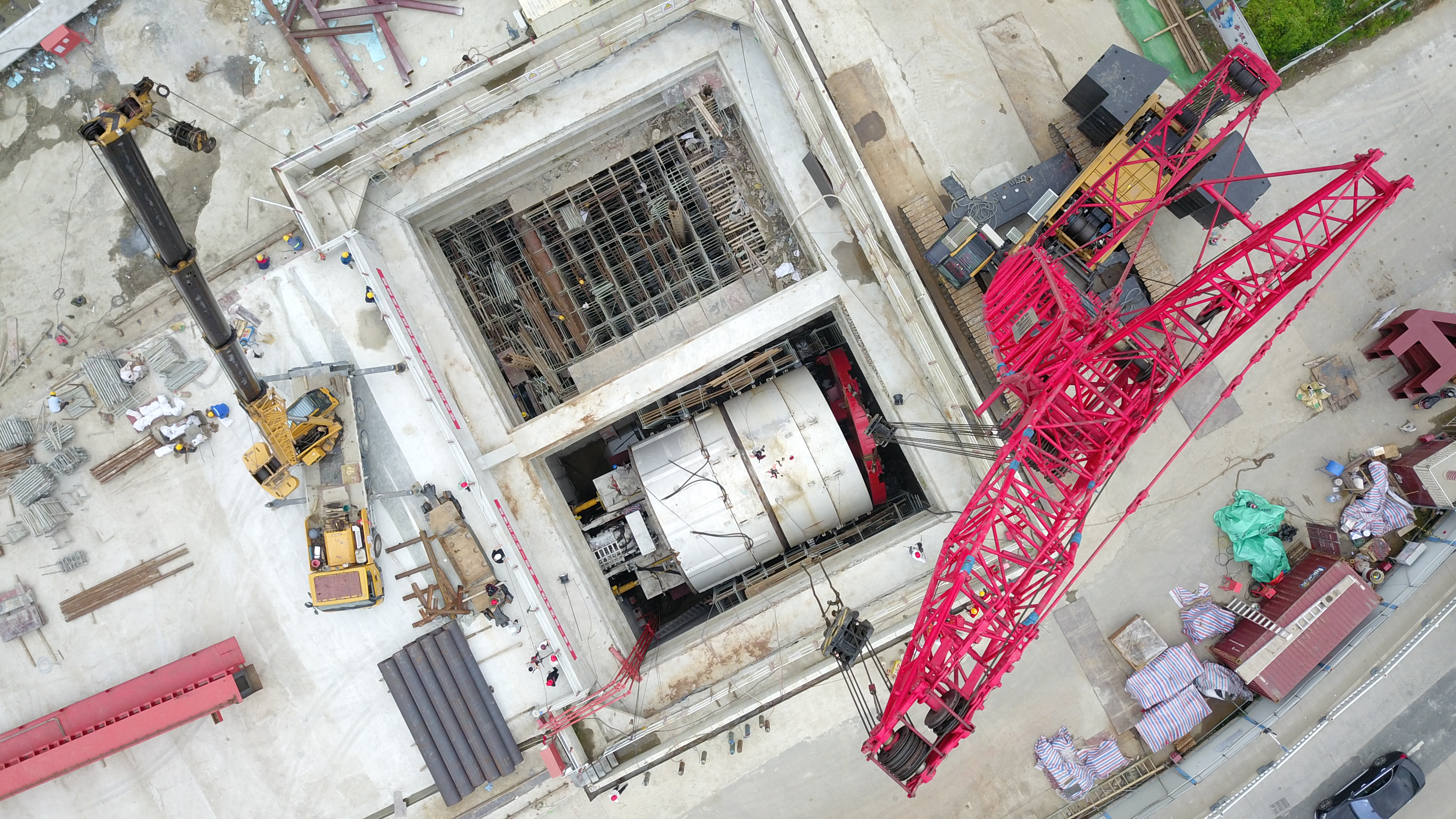 台州項目七工區盾構機組裝