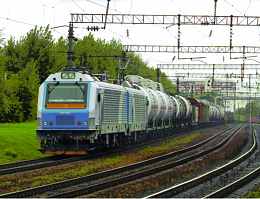 Восемиосевой грузовой электровоз с мощностью 9600кВт типа БКГ-1