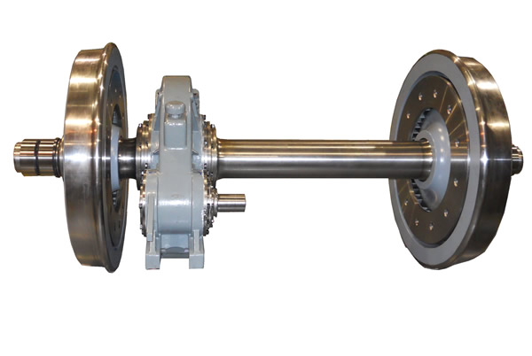 高速軌道車車軸齒輪箱