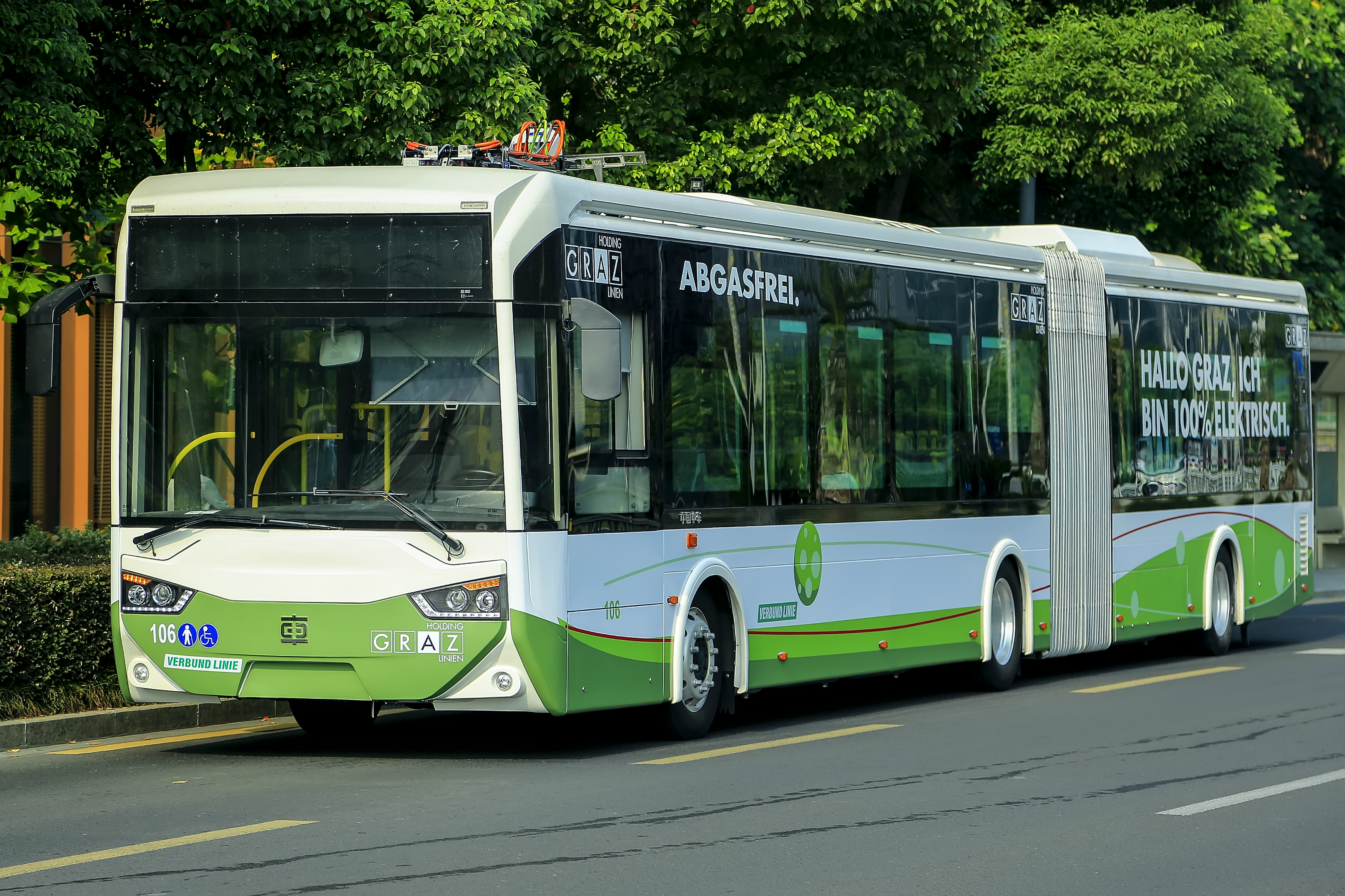 18米超級電容+純電動城市客車