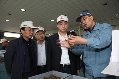 2016年11月中國鐵路總公司運輸局韋皓副局長到公司考察