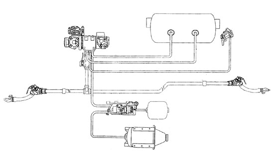 MAC鐵路貨車空氣製動係統配置示意圖