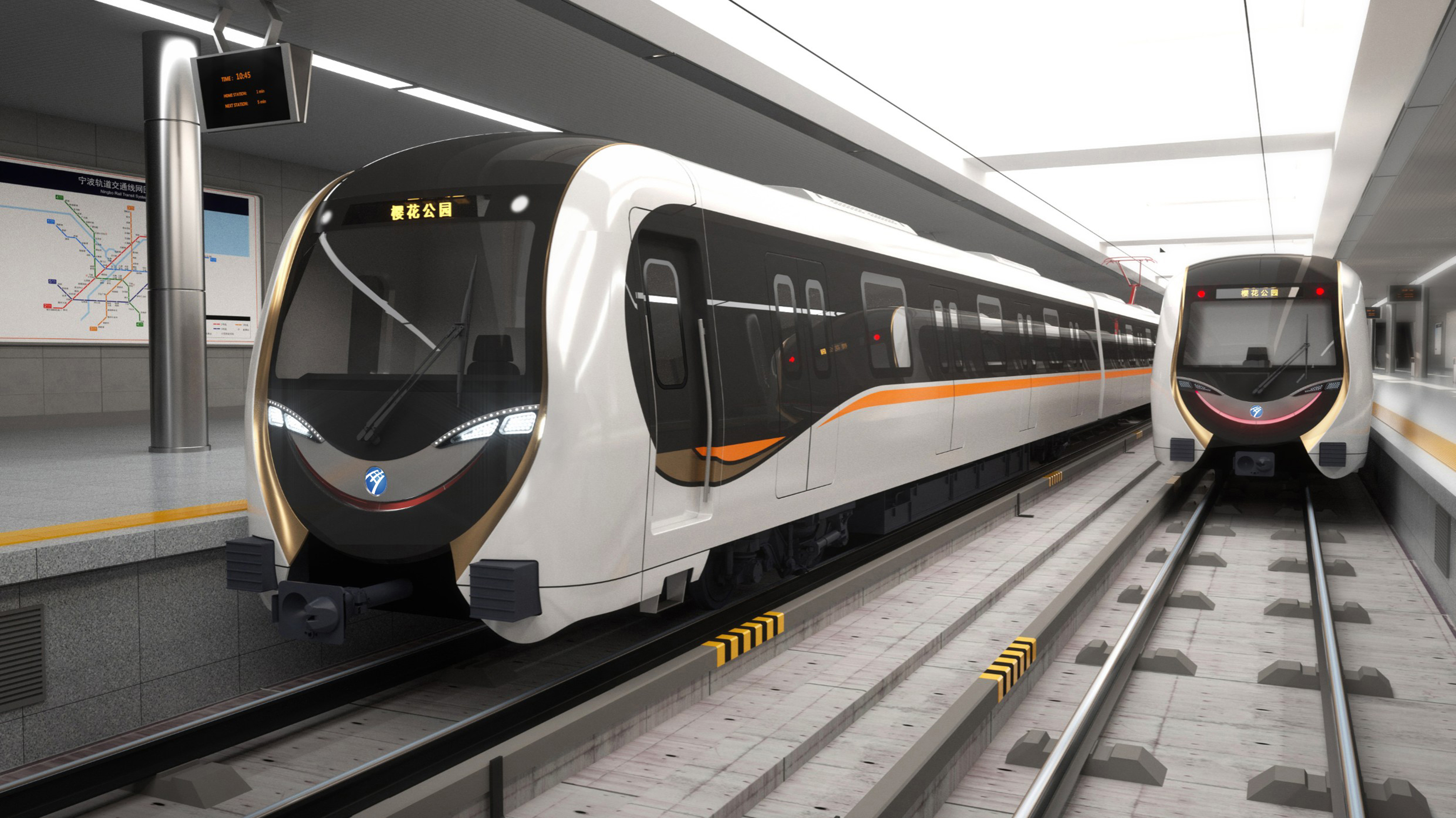 寧波市軌道交通3號線工程車輛