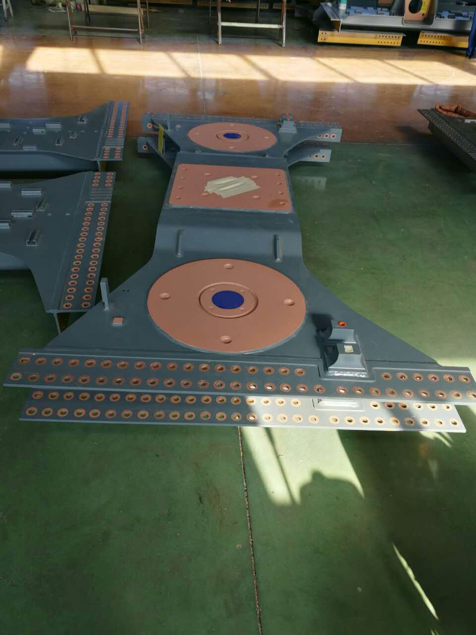 鋼模塊枕梁及緩衝梁