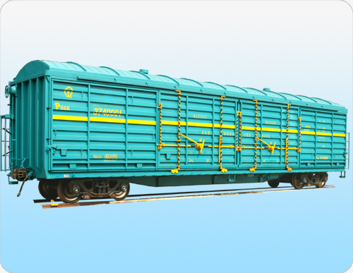 P66K(H)型快運活動側牆棚車