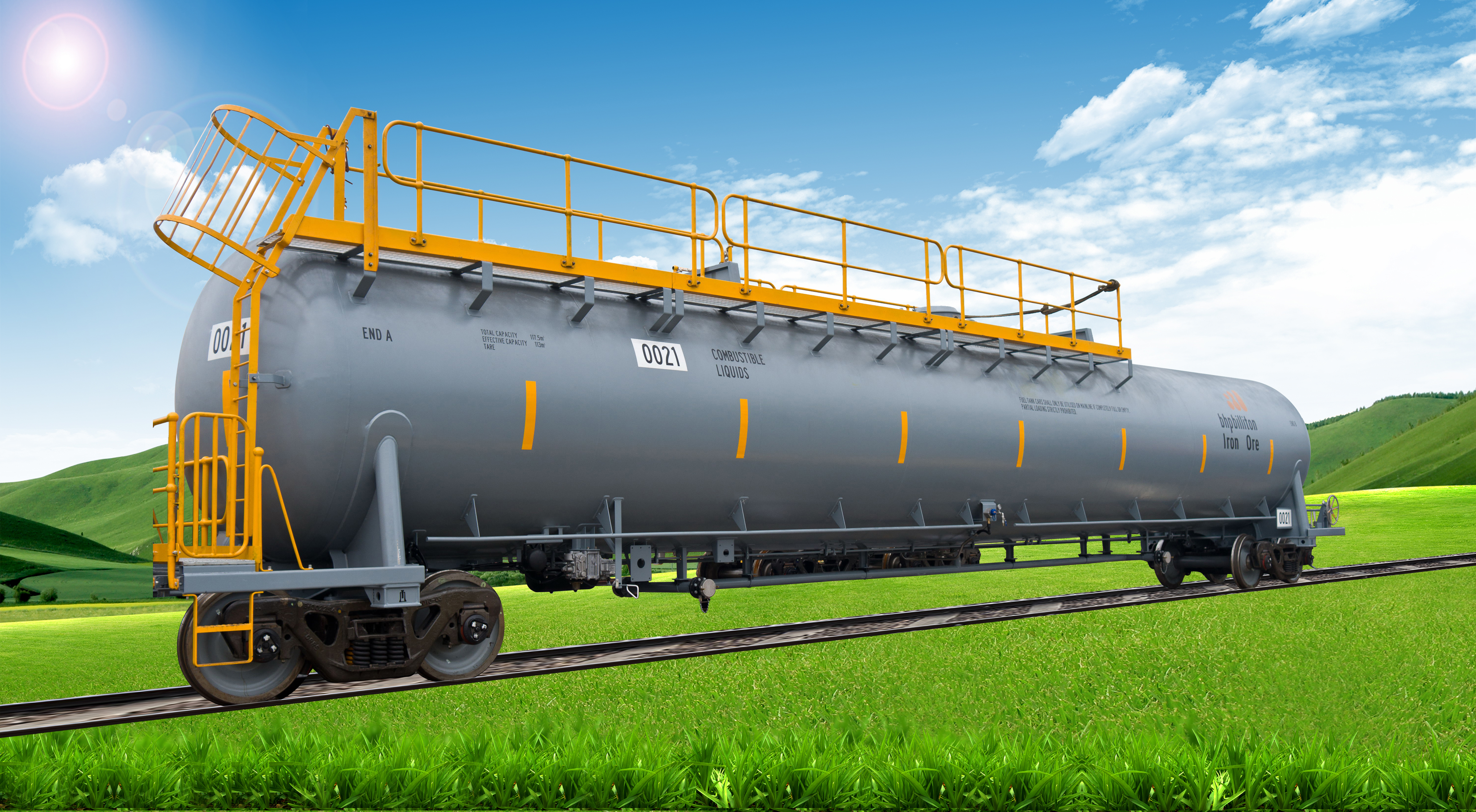 Fuel-Powered Tank Car