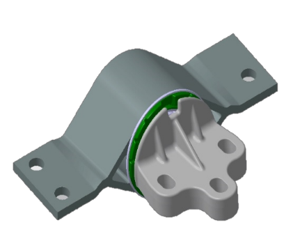 電機副車架懸置