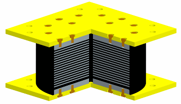 LNG儲罐橡膠隔震支座