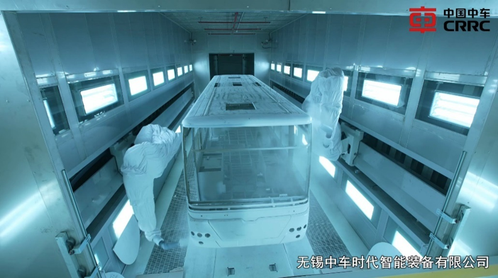 大型客車機器人自動噴塗係統