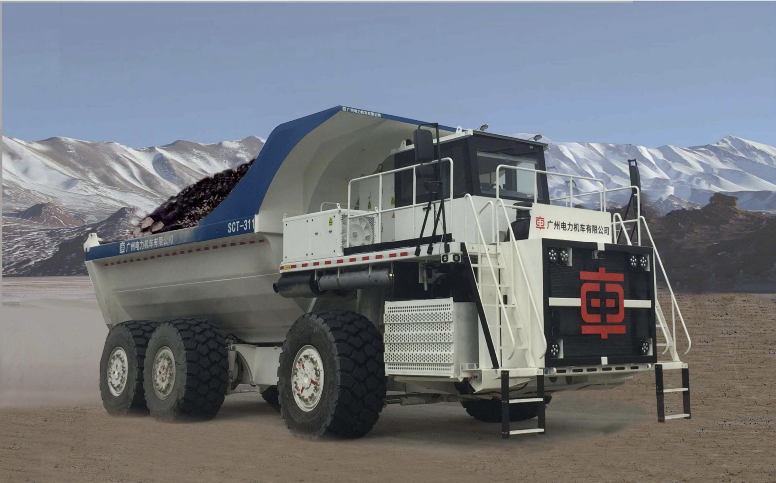 SCT-311型100噸級電傳動自卸車