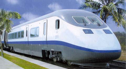 “藍箭號”200km/h動車集中電動車組