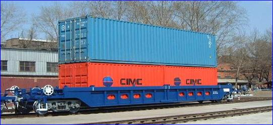 出口澳大利亞C10A型集裝箱平車