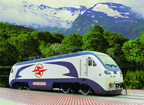 “天梭”號交流傳動客運電力機車