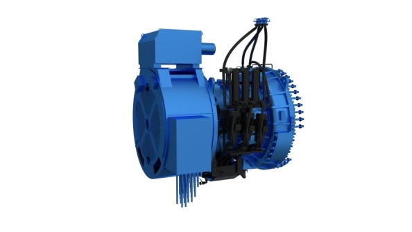 海上25MW全集成半直驅風電齒輪箱