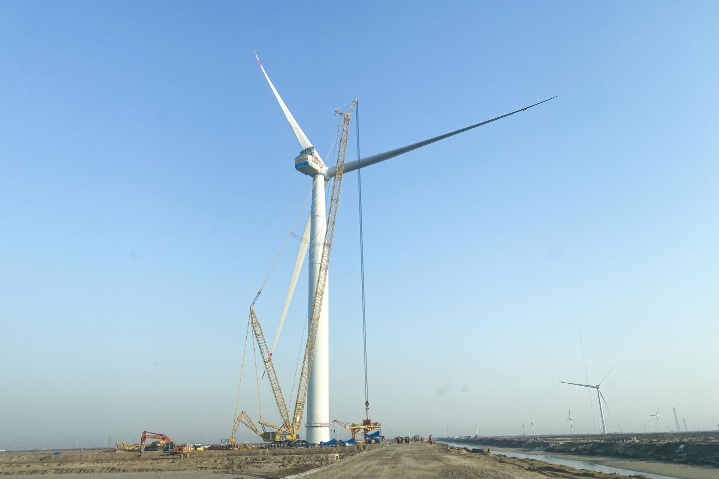 ”啟航號“20MW漂浮式海上風電塔筒